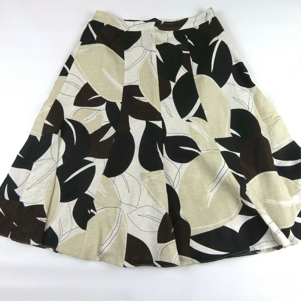 CHICO'S silk linen skirt Size 1